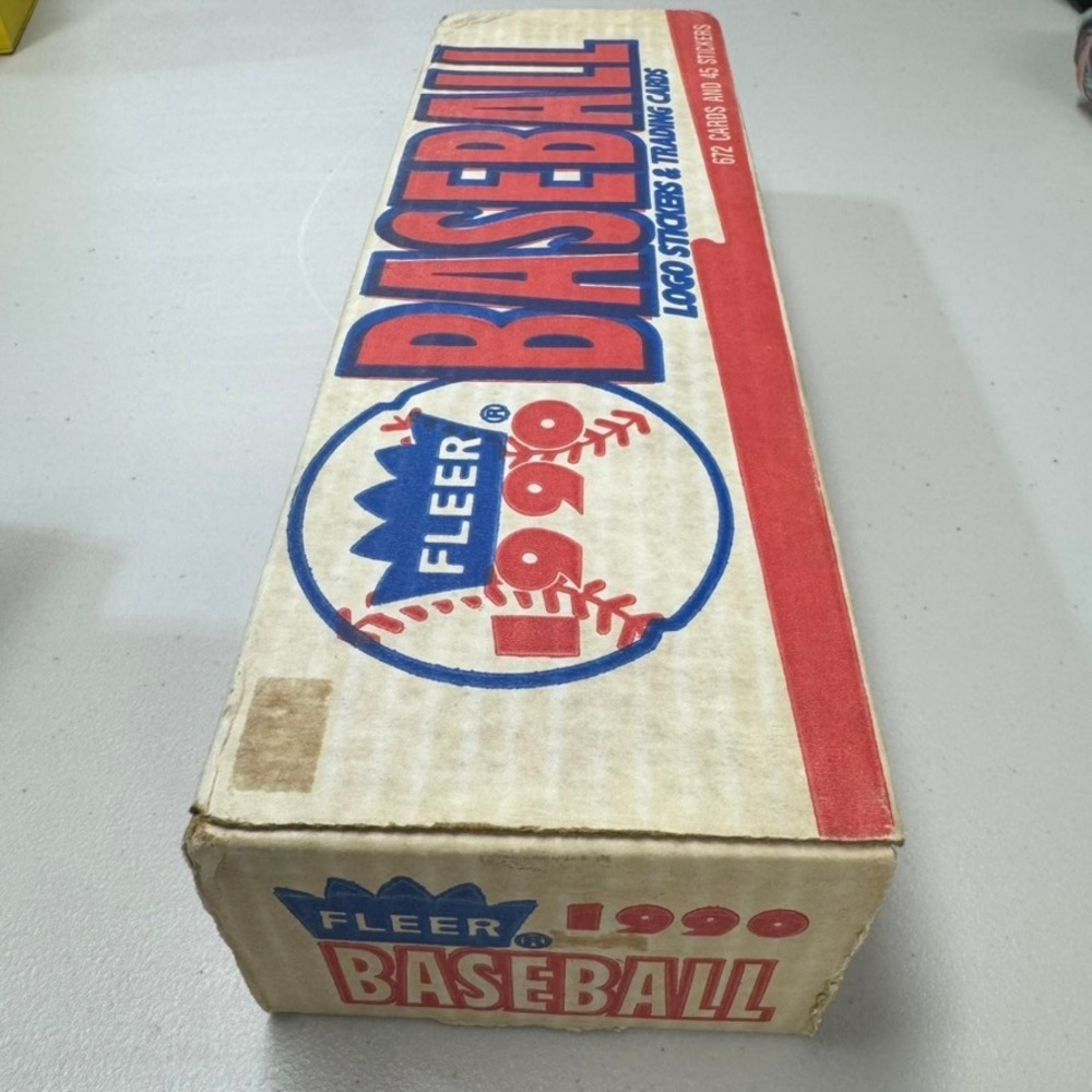 1990 Fleer Baseball Cards Logo Stickers Factory Sealed Set 672 Cards 45 Stickers